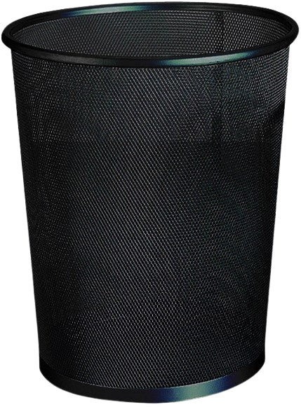 Corbeille Papier Mesh 13L Noir