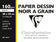 Papier dessin noir 24x32 - 160 g/m², 12 feuilles