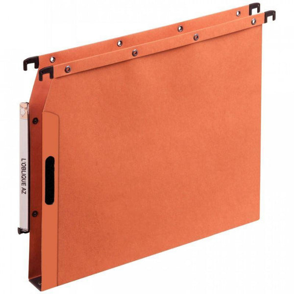 Dossiers suspendus armoire - Capacité 350 feuilles - Fond 30mm - Orange
