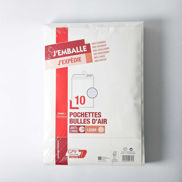 Pochettes bulles air bdp300x445 p/10