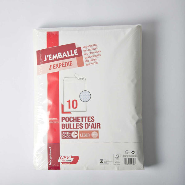 Pochettes bulles air bdp350x470 p/10