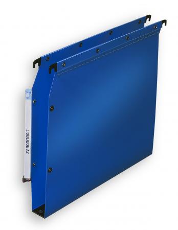 Dossiers suspendus armoire polypro bleu dos 30mm-lot de 10