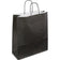 Sac papier kraft 35x40x14 cm - Poignées torsadées - Par 50-noir