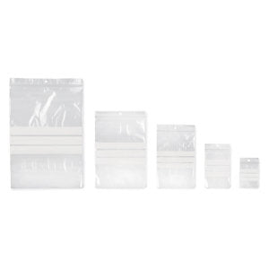Sachet zip 100x150 mm - fermeture réutilisable