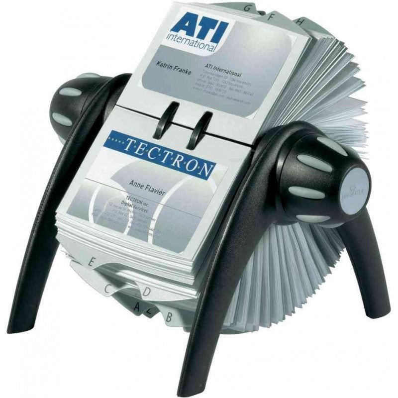 Fichier rotatif classement 200 cartes de visite visifix flip