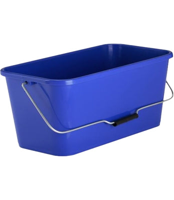 Seau rectangulaire 12l - polypropylène résistant