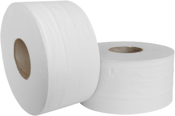 Rouleau Papier toilette 2 plis gaufrée 180m - lot de 12