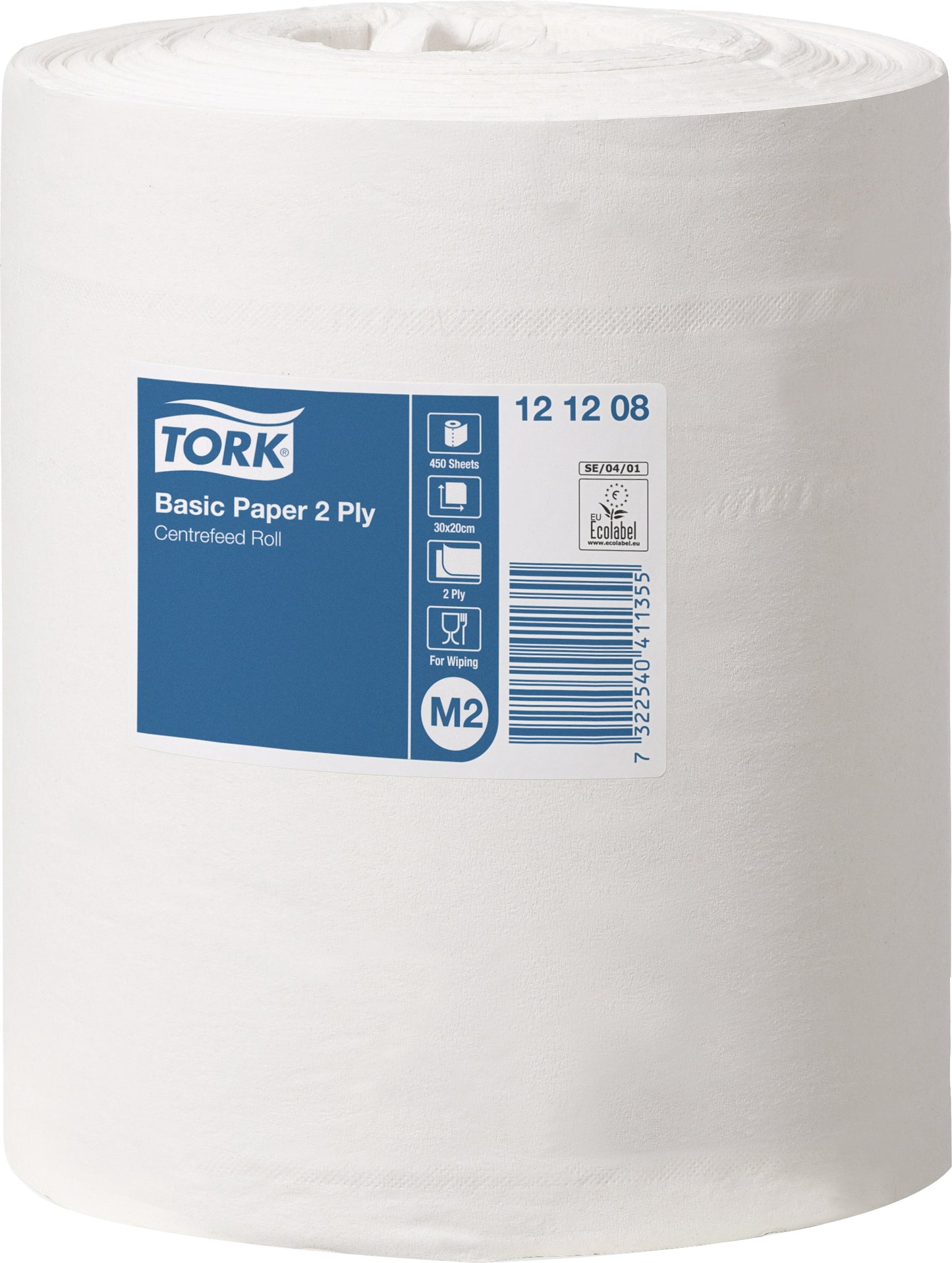 Bobine essuie-mains central - 2 plis, haute capacité