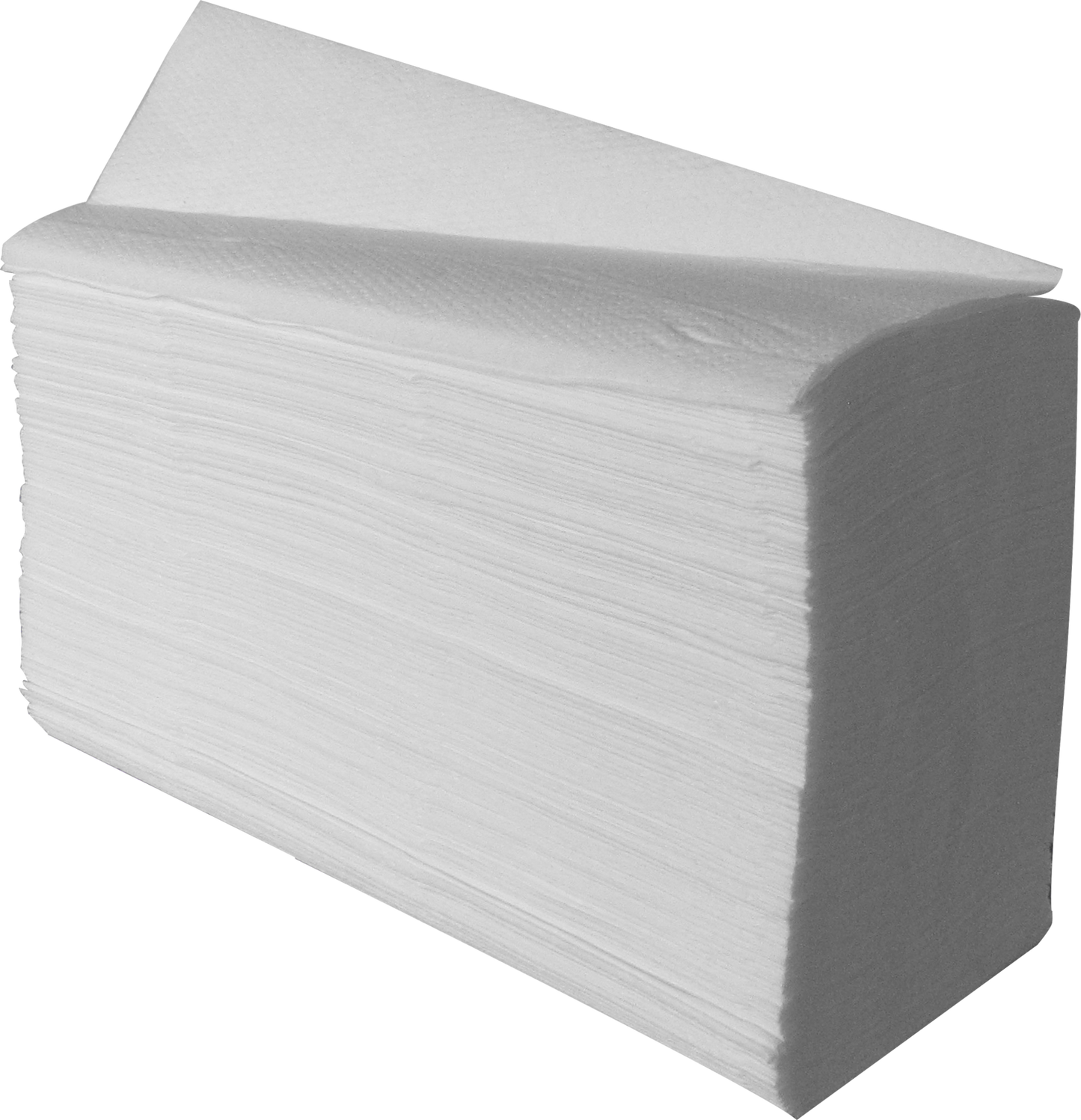 Serviettes en ouate 2 plis pliage en W - 20,6x32 cm, paquet de 25