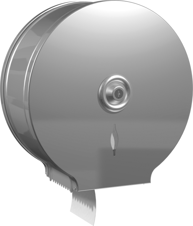 Distributeur papier toilette maxi jumbo inox -grande capacité