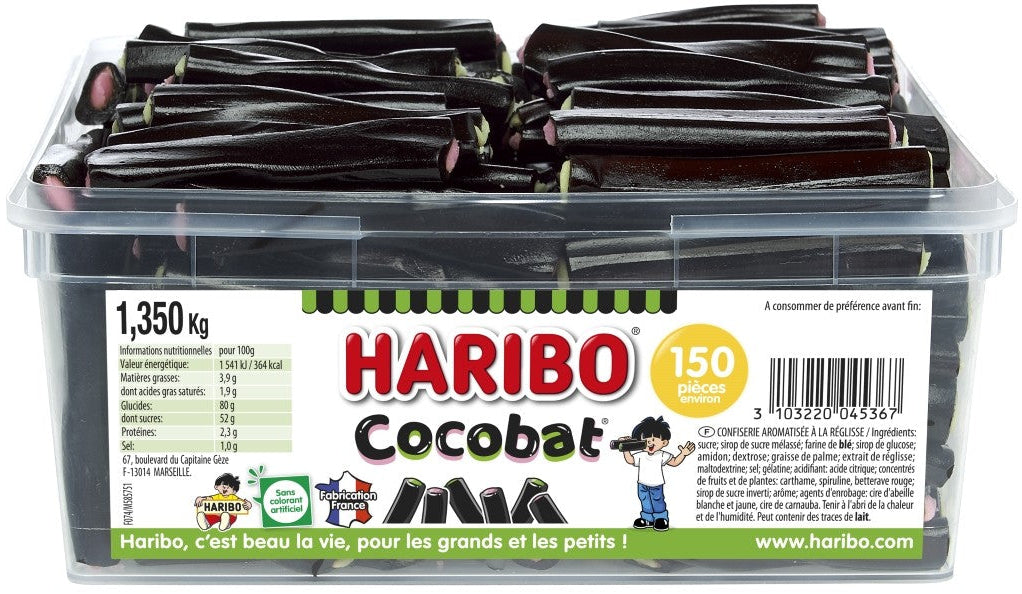 Bonbon réglisse cocobat - texture moelleuse et saveur intense
