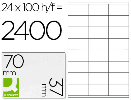 Étiquettes multi-usages 70x37 mm - éco-responsables
