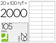 Étiquettes écologiques 105x29mm - 2000 unités
