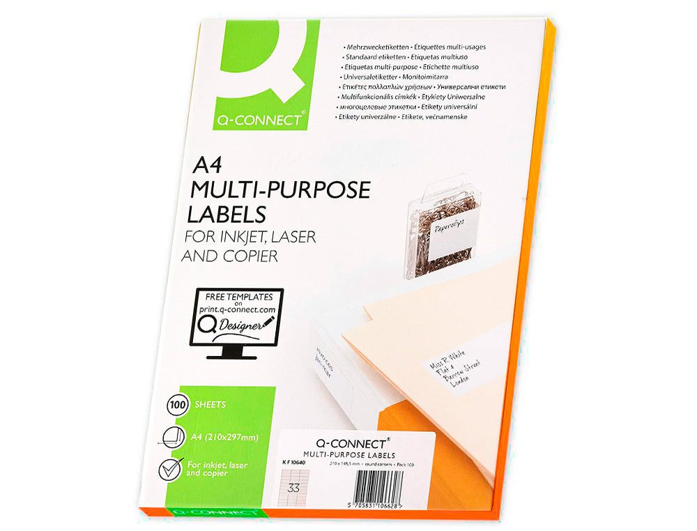 Étiquettes multi-usages 70x25 mm - 3300 unités