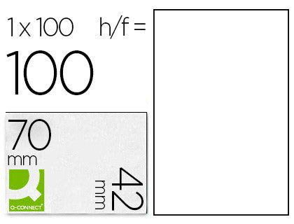 Étiquettes multi-usages 70x42mm - boîte de 2100