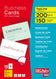Cartes de visite carrées 85x54 mm - 200g/m²