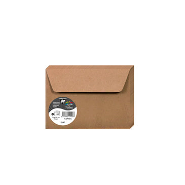 Enveloppes c6 kraft 114x162 mm - paquet de 20