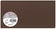 Cartes doubles dl 106x213 mm - couleur cacao