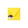 Enveloppes Pollen carrées 140x140 mm - jaune soleil, 120 g/m²