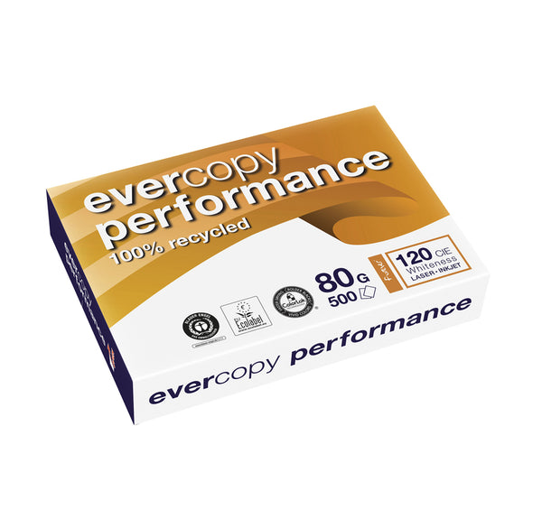 Papier A4 80g Clairefontaine Evercopy Performance 500 feuilles blanc