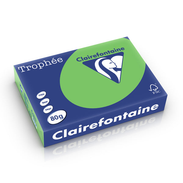 Papier a4 Trophée 80g - vert menthe, haute opacité