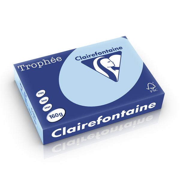 Papier a4 Trophée 160g - couleur bleu vif, 250 feuilles