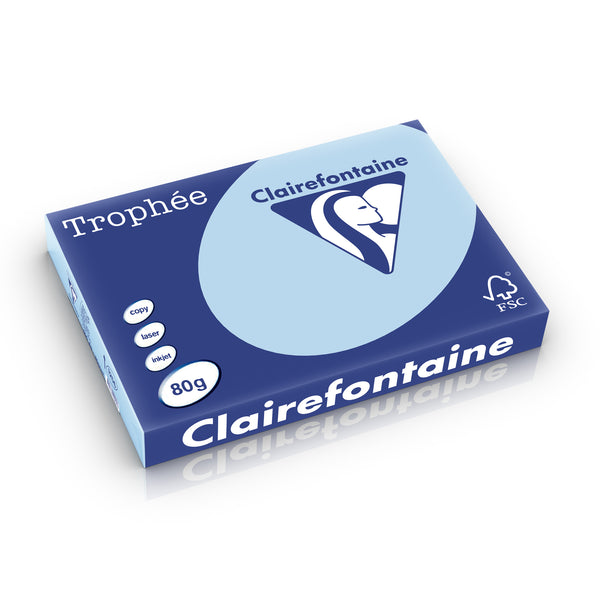 Papier a3 Trophée 80g - couleur bleu vif - 500 feuilles