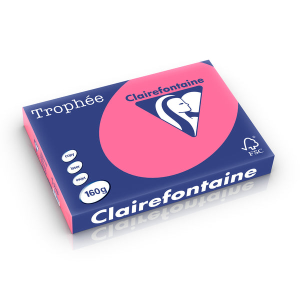 Papier a3 Trophée 160g fuchsia - couleur intense