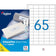 Etiquettes adhésives multi-usages A4 - 38x21,2 mm - 100 Feuilles - 6500 Etiquettes