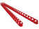 Baguette de reliure 10mm rouge - pack de 100