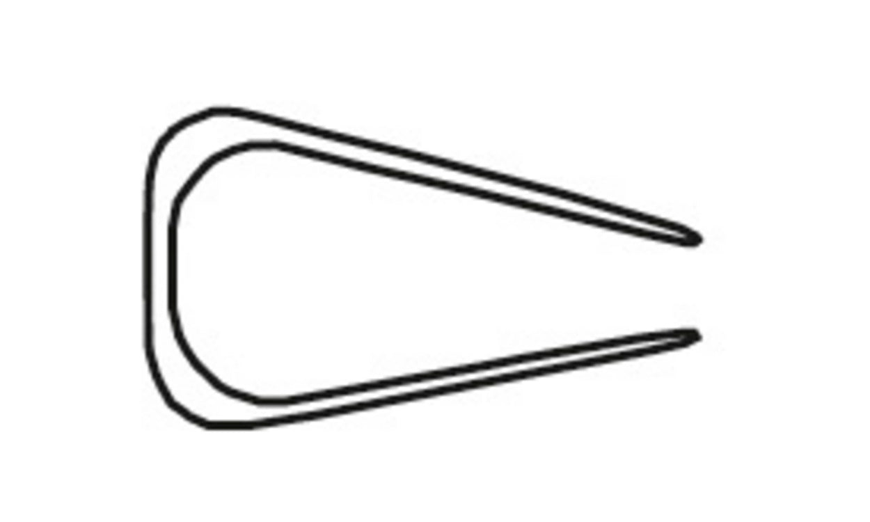 Baguette à relier 6 mm -noir-boîte de 25