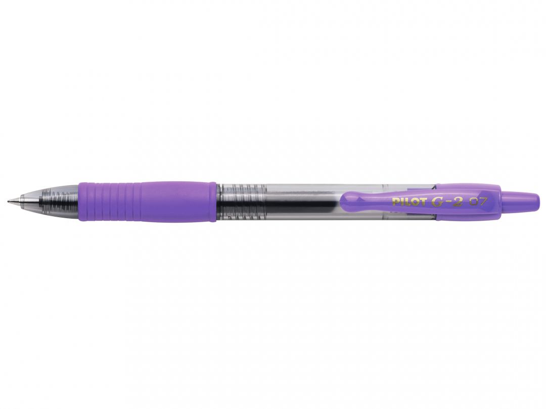 Stylo roller pilot g2 0.7 violet - écriture fluide et precise