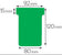Fiche T planning, indice 3 / 92 mm, 170 g/m2 étui de 100,vert