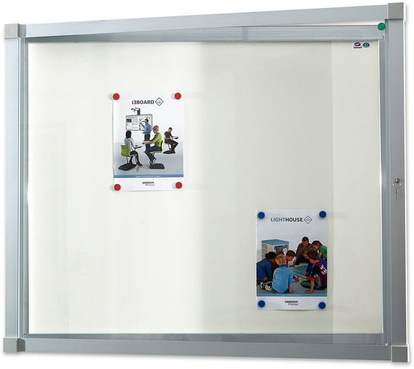 Vitrine d'affichage 6 feuilles A4 - verre trempé pour l 'intérieur