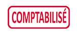 Tampon auto-encreur x-print - formule 'comptabilisé'
