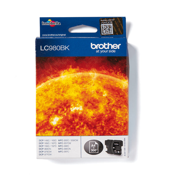 Cartouche d'encre Brother LC980bk - impression de qualité