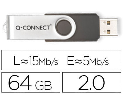 CLE USB 2.0 64GB QCONNECT