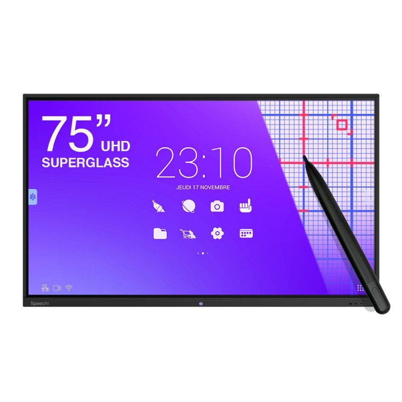 Ecran interactif tactile Android SpeechiTouch UHD - 75"
