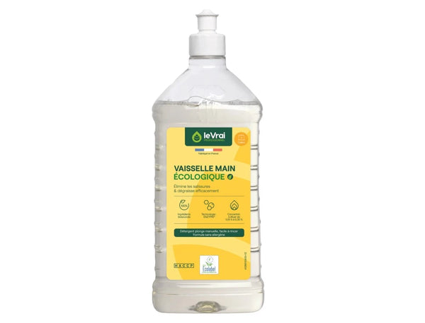 Liquide Vaisselle Enzymatique 1L - Ultra Concentré- Ecolabel