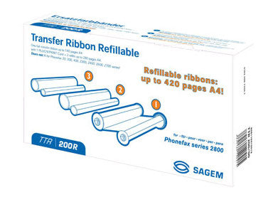Kit ruban d'impression ttr200r - 420 pages