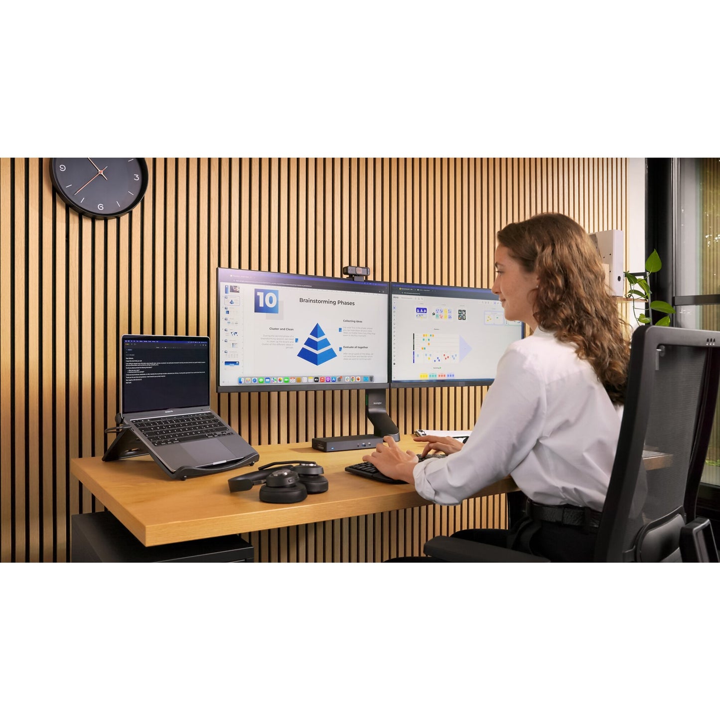 Clavier sans fil kensington kb675 eq - ergonomie et polyvalence