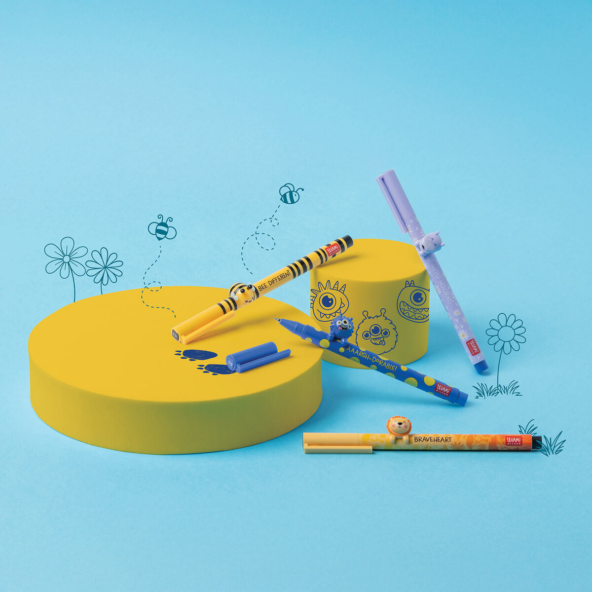 Stylo Legami Gel Bee - Écriture Fluide et Design Unique