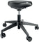 Tabouret de bureau Confort - Siège Rembourré Noir-ergonomique