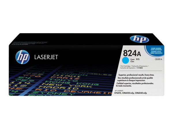 Toner HP cyan cb381a - capacité 21,000 pages