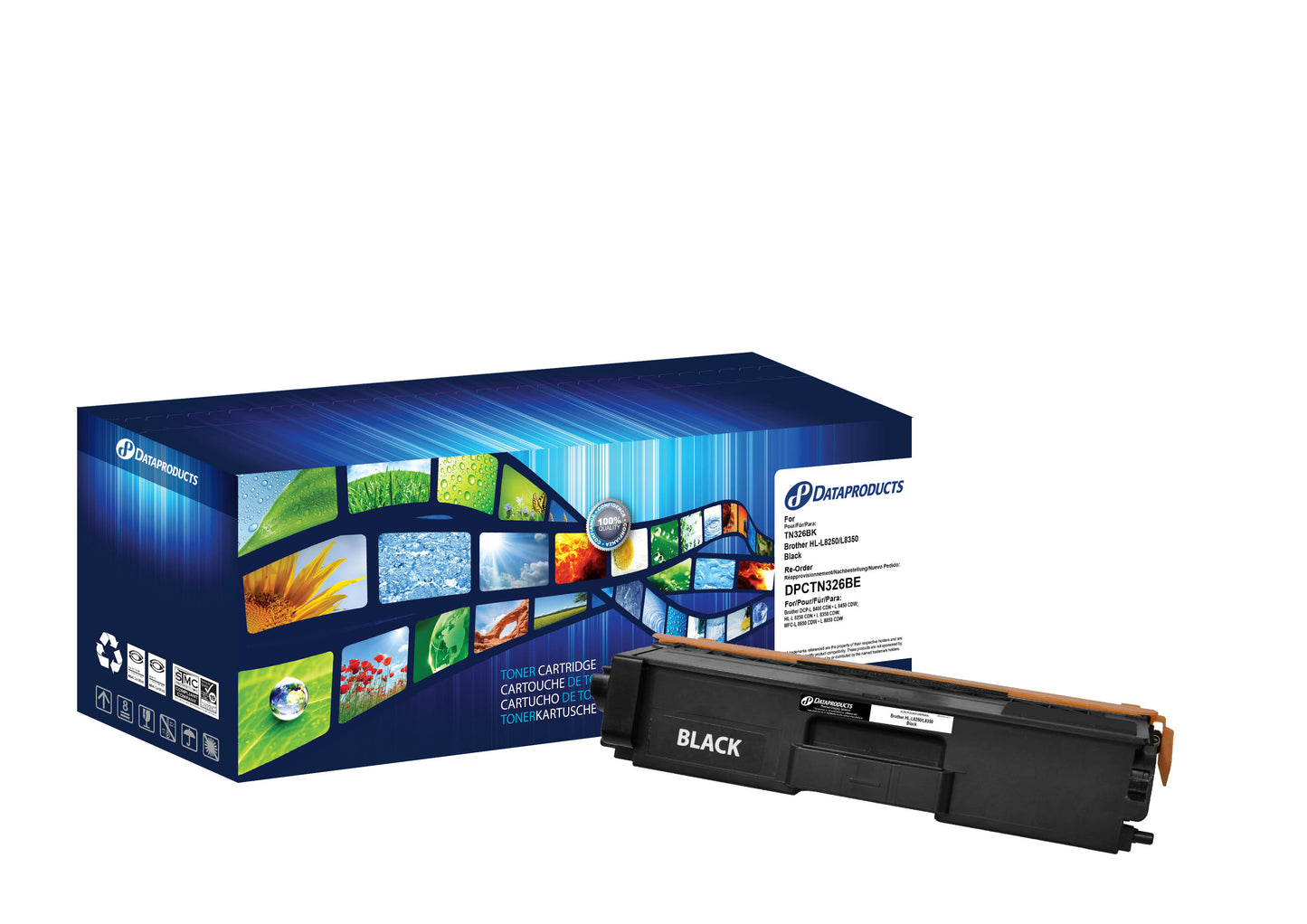 Toner remanufacturé Brother TN326BK -noir- rendement 4000 pages