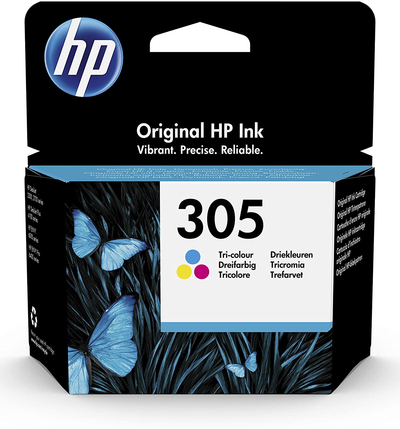 Cartouche d'encre HP couleur 305 - 100 pages