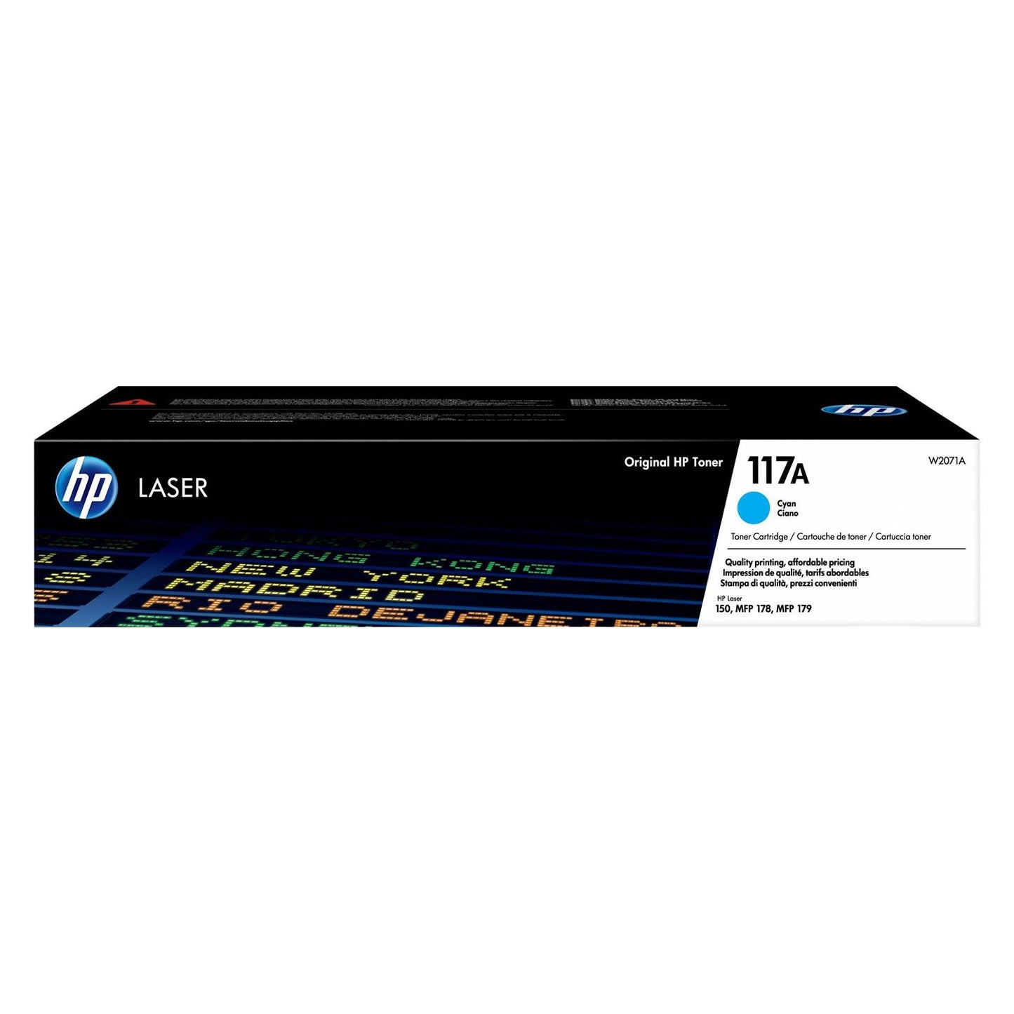 Cartouche toner HP laser 117a cyan - 700 pages