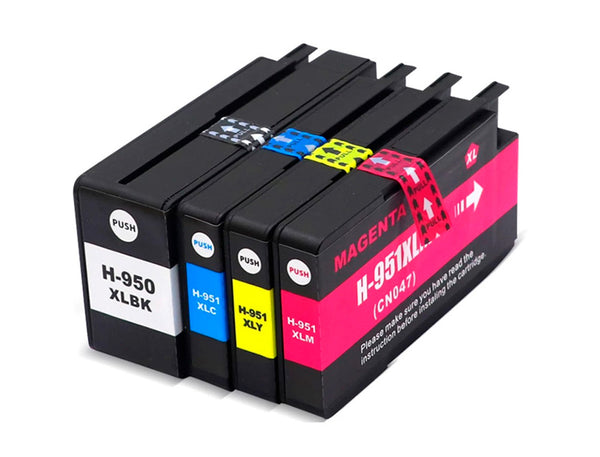 Pack cartouches compatibles hp 950xl/951xl - haute capacité
