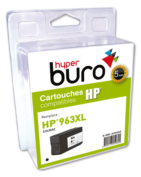 Cartouche d'encre compatible hp 963xl - rendement élevé