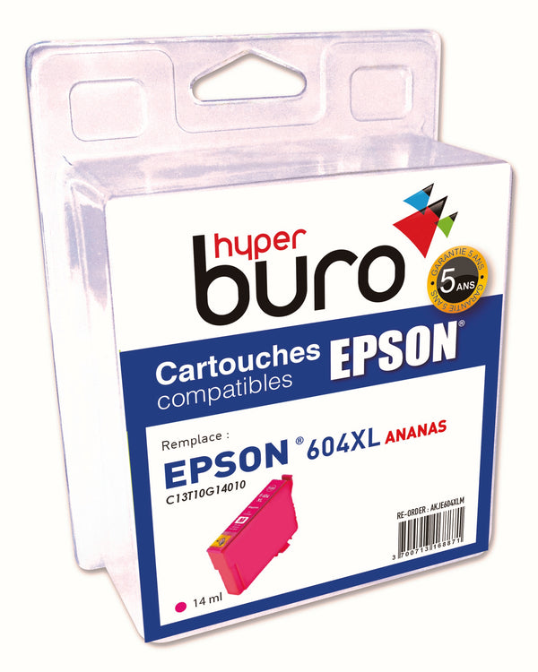 Cartouche Compatible Epson 604 XL ananas magenta haute capacité